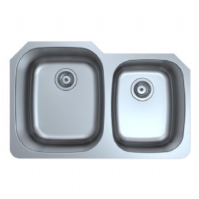 Double Bowl Kitchen Sink (Offset)